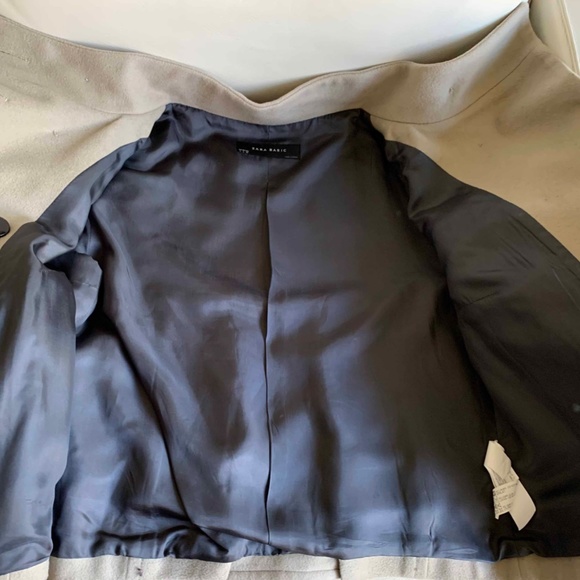 Brand new - ZARA beige wool double breast jacket - Picture 13 of 13